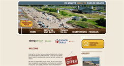 Desktop Screenshot of parleebeachmotel.com